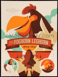 3k1882 FOGHORN LEGHORN #16/95 18x24 art print 2012 Mondo, art by Tom Whalen, variant edition!