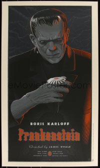 3k1481 FRANKENSTEIN #16/375 21x36 art print 2012 Durieux, Universal Mondo Monsters, 1st edt.!