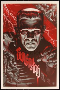 3k0529 FRANKENSTEIN #16/225 24x36 art print 2012 Mondo, art by Martin Ansin, variant edition!