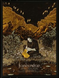 3k1890 FRANKENSTEIN signed #16/125 18x24 art print 2018 by artist Jessica Seamans, Mondo, variant!