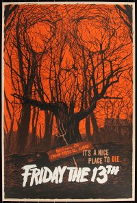 3k0537 FRIDAY THE 13th #16/345 24x36 art print 2013 Mondo, art by Francesco Francavilla!