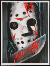 3k1895 FRIDAY THE 13th - THE FINAL CHAPTER #16/225 18x24 art print 2013 Mondo, Jason by Gary Pullin!