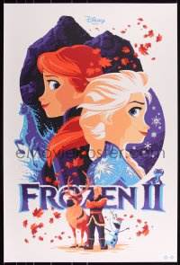 3k0541 FROZEN II #16/370 24x36 art print 2020 Mondo, art by Tom Whalen!