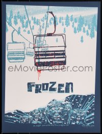 3k1902 FROZEN signed #4/65 18x24 art print 2010 by Kevin Tong, Mondo, cable cars & mountain!