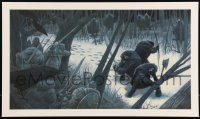 3k2405 GAME OF THRONES signed #1/75 12x20 art print 2013 by Rich Kelly, Mondo, Ambush, 1st edition!