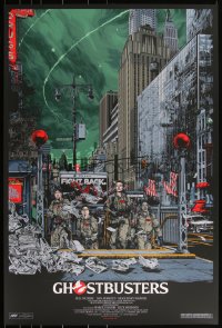 3k0569 GHOSTBUSTERS #16/300 24x36 art print 2019 Mondo, art by Ken Taylor, variant edition!