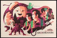 3k0571 GHOSTBUSTERS #16/200 24x36 art print 2018 Mondo, art by Tom Whalen, variant edition!