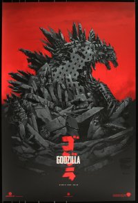 3k0575 GODZILLA #16/275 24x36 art print 2013 Mondo, art by Phantom City Creative, regular edition!