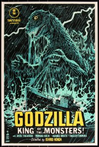 3k0584 GODZILLA #16/225 24x36 art print 2020 Mondo, art by Francesco Francavilla, regular edition!