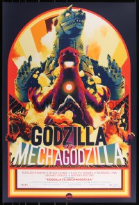 3k0590 GODZILLA VS. BIONIC MONSTER #16/225 24x36 art print 2020 Mondo, Matt Taylor, regular edition!