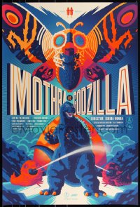 3k0600 GODZILLA VS. THE THING #15/225 24x36 art print 2021 Mondo, art by Tom Whalen, regular edition!