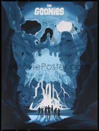 3k1920 GOONIES #16/125 18x24 art print 2017 Mondo, cave/skull by George Bletsis, variant edition!