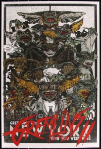 3k0622 GREMLINS 2 #16/300 24x36 art print 2015 Mondo, art by Rhys Cooper, reg edition!