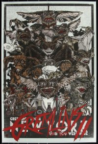 3k0623 GREMLINS 2 #16/130 24x36 art print 2015 Mondo, art by Rhys Cooper, GID variant edition!