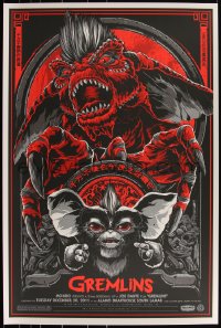 3k0618 GREMLINS #11/115 24x36 art print 2011 Mondo, art by Ken Taylor, Alamo, variant edition!