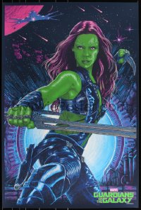 3k0639 GUARDIANS OF THE GALAXY #16/250 24x36 art print 2014 Mondo, Vance Kelly, Gamora, regular ed.!