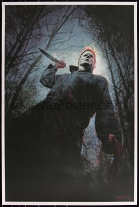 3k0651 HALLOWEEN #16/125 24x36 art print 2018 Mondo, Myers by Bill Sienkiewicz, Art Print ed.!