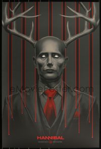 3k0662 HANNIBAL #16/250 24x36 art print 2014 Mondo, art by Phantom City Creative, regular edition!