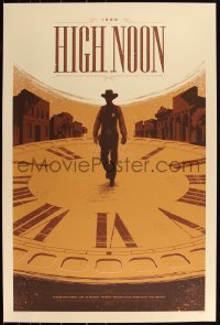 3k0678 HIGH NOON #16/175 24x36 art print 2015 Mondo, art by Tom Whalen, first edition!