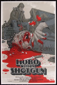 3k0684 HOBO WITH A SHOTGUN #51/200 24x36 art print 2011 Mondo, art by Jeff Proctor, first edition!