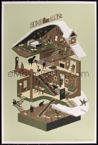 3k0685 HOME ALONE #16/325 24x36 art print 2013 Mondo, art by Adam Simpson!