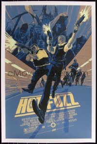 3k0690 HOT FUZZ #16/300 24x36 art print 2017 Mondo, art by Rich Kelly, first edition!