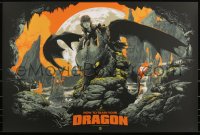 3k0694 HOW TO TRAIN YOUR DRAGON #16/125 24x36 art print 2020 Mondo, art by Taylor, variant edition!