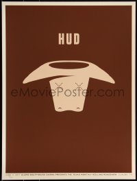 3k1959 HUD #23/120 18x24 art print 2011 Mondo, cowboy hat art by Jason Munn, first edition!