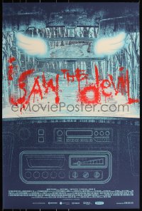 3k0699 I SAW THE DEVIL #29/185 24x36 art print 2011 Mondo, art by Kevin Tong, first edition!