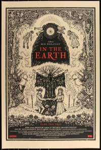 3k0701 IN THE EARTH #15/175 24x36 art print 2021 Mondo, completely wild Richard Wells art!