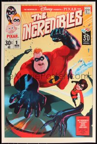 3k0704 INCREDIBLES #16/310 24x36 art print 2019 Mondo, art by Stan & Vince!