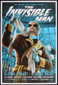 3k0713 INVISIBLE MAN #16/300 24x36 art print 2020 Mondo, art by Jason Edmiston, regular edition!