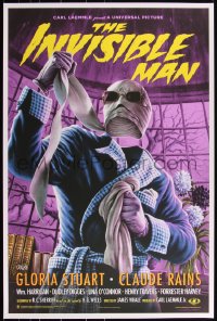 3k0714 INVISIBLE MAN #16/100 24x36 art print 2020 Mondo, art by Jason Edmiston, variant edition!