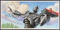 3k2404 IRON GIANT #16/170 12x24 art print 2014 Mondo, art by Jason Edmiston, Car!