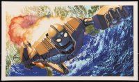 3k2383 IRON GIANT #16/325 15x25 art print 2014 Mondo, art by Alex Ross!