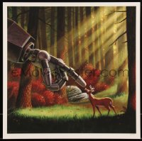 3k2418 IRON GIANT #16/150 12x12 art print 2014 Mondo, art by Jason Edmiston, Deer, first edition!