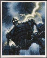 3k2378 IRON GIANT #16/170 16x20 art print 2014 Mondo, art by Jason Edmiston, Rain!