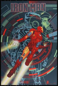 3k0729 IRON MAN #16/345 24x36 art print 2012 Mondo, art by Kevin Tong, regular edition!