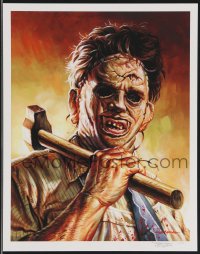 3k2423 JASON EDMISTON signed #6/60 11x14 art print 2013 Mondo, Leatherface, Good Skin, 1st ed