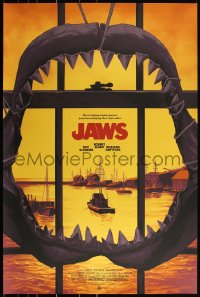 3k0742 JAWS #16/225 24x36 art print 2017 Mondo, art by Phantom City Creative, variant edition!