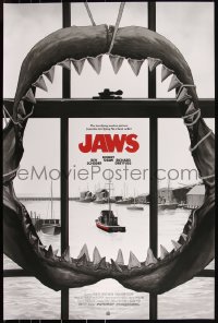 3k0744 JAWS #16/225 24x36 art print 2017 Mondo, art by Phantom City Creative, SDCC edition!