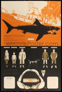 3k0749 JAWS #16/150 24x36 art print 2016 Mondo, art by Matt Taylor, variant edition!