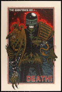 3k0754 JUDGE DEATH #16/225 24x36 art print 2015 Mondo, art by Florian Bertmer, regular edition!