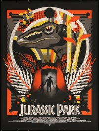 3k1988 JURASSIC PARK #16/160 18x24 art print 2012 Mondo, We Buy Your Kids, first edition!