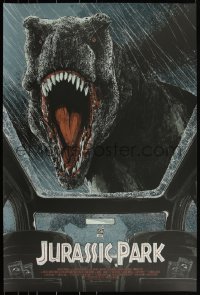 3k0762 JURASSIC PARK #16/275 24x36 art print 2017 Mondo, art by Kako, regular edition!