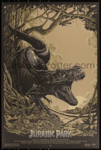 3k0765 JURASSIC PARK #16/225 24x36 art print 2013 Mondo, Ken Taylor art, variant edition!