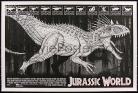 3k0777 JURASSIC WORLD #16/125 24x36 art print 2017 Mondo, art by Dan McCarthy, variant edition!