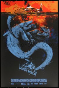 3k0778 JURASSIC WORLD #16/325 24x36 art print 2016 Mondo, art by Shan Jiang!