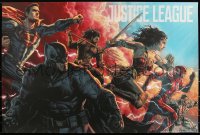 3k0780 JUSTICE LEAGUE #16/400 24x36 art print 2017 Mondo, art by Lee Bermejo!