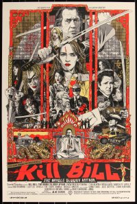 3k0782 KILL BILL: THE WHOLE BLOODY AFFAIR #273/600 24x36 art print 2011 Tyler Stout, regular edition!